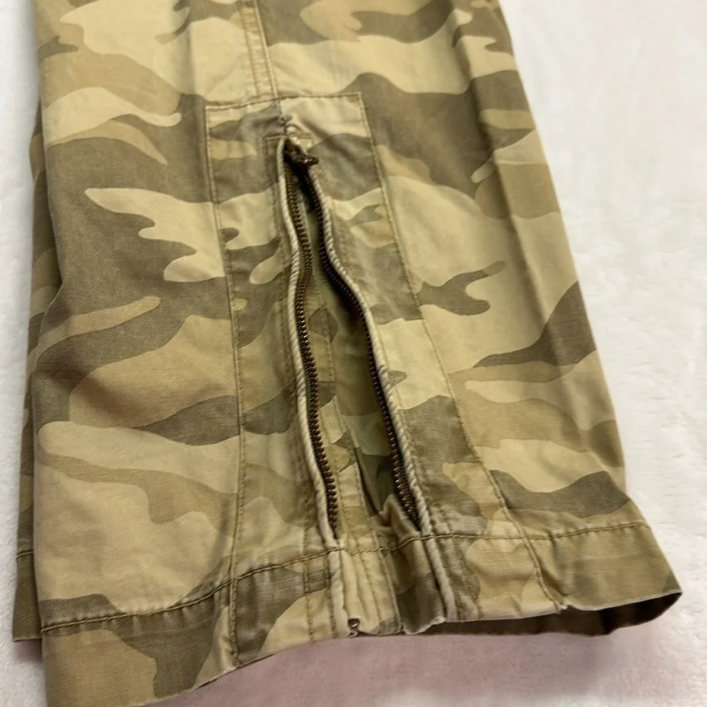Old Navy Surplus Company Cotton Utility Camouflage Camo Cargo Pants Size 12